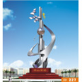 2016 Nueva Gran Escultura de Acero Inoxidable Alta Quanlity Estatua Urbana Moderna